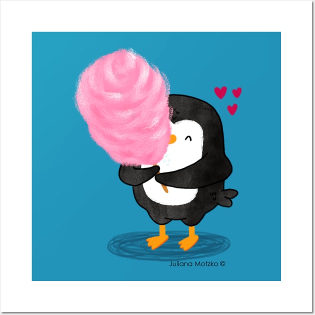 Steve loves Cotton Candy Wall Art by thepenguinsfamily